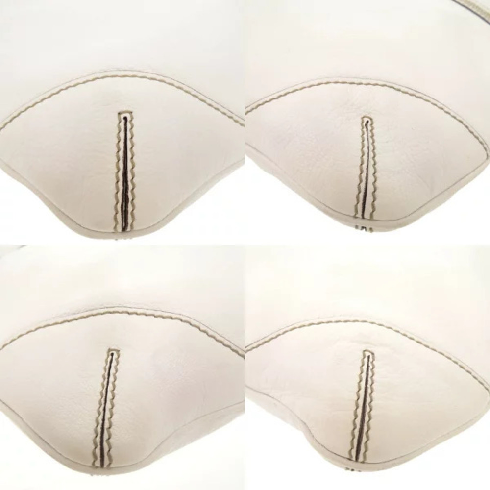 Gucci Sherry Leather White One Shoulder Hobo Bag Shoulder - Picture 4 of 6